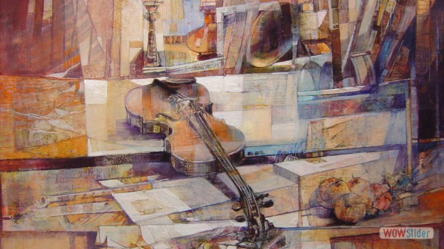 03-Violino e spartiti a 80x80